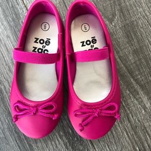 Zoe & Zac Pink Toddler Flats